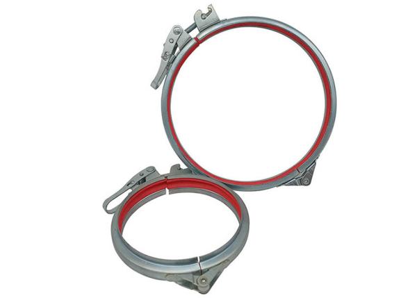 Standard Seal Ring Air Duct Hoop Tube Quick 80mm Galvanized Pipe Clamp