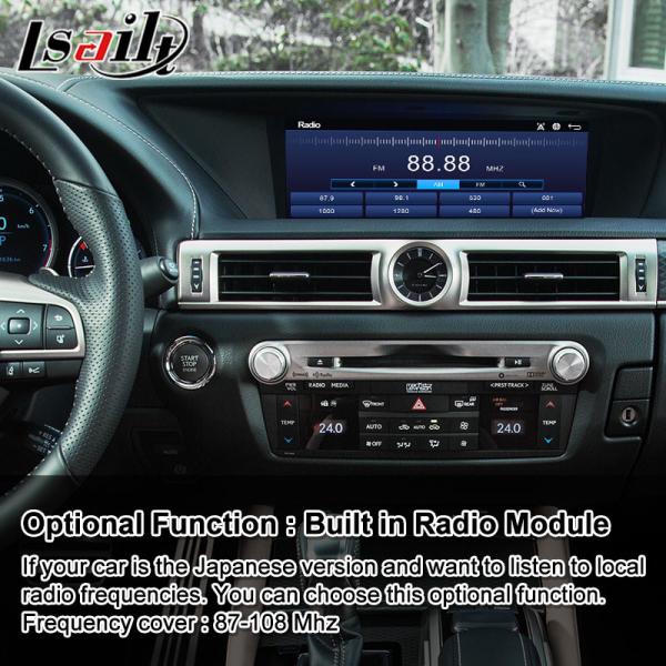 4+64GB Lsailt Lexus Interface de vídeo para GS 350 200t 300h 450h AWD F Sport 2016-2020