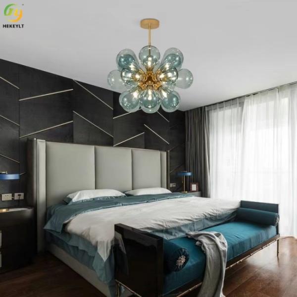 Postmodern Design Nordic Modern Pendant Light Flower Glass Artist Decoration