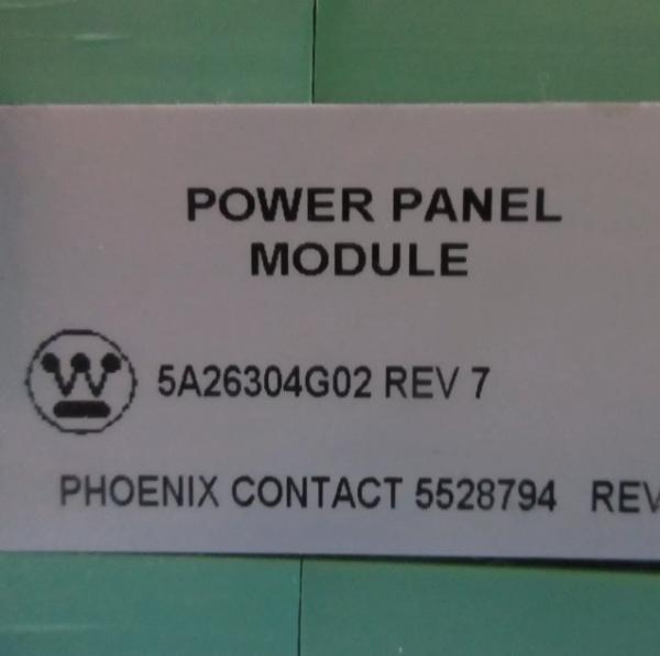 5A26304G02 Westinghouse Power Panel Module