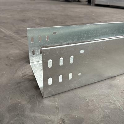 Galvanized Electric Metal Solid Bottom Cable Tray Raceway Hdg Cable Tray 50MM 100MM