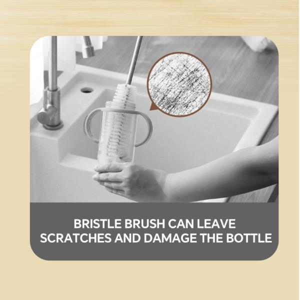 2-в-1 Уборщик Хранение Три части Силиконовая бутылка Кисти для сосков Кисти для сосков Другие детские принадлежности Набор детских аксессуаров