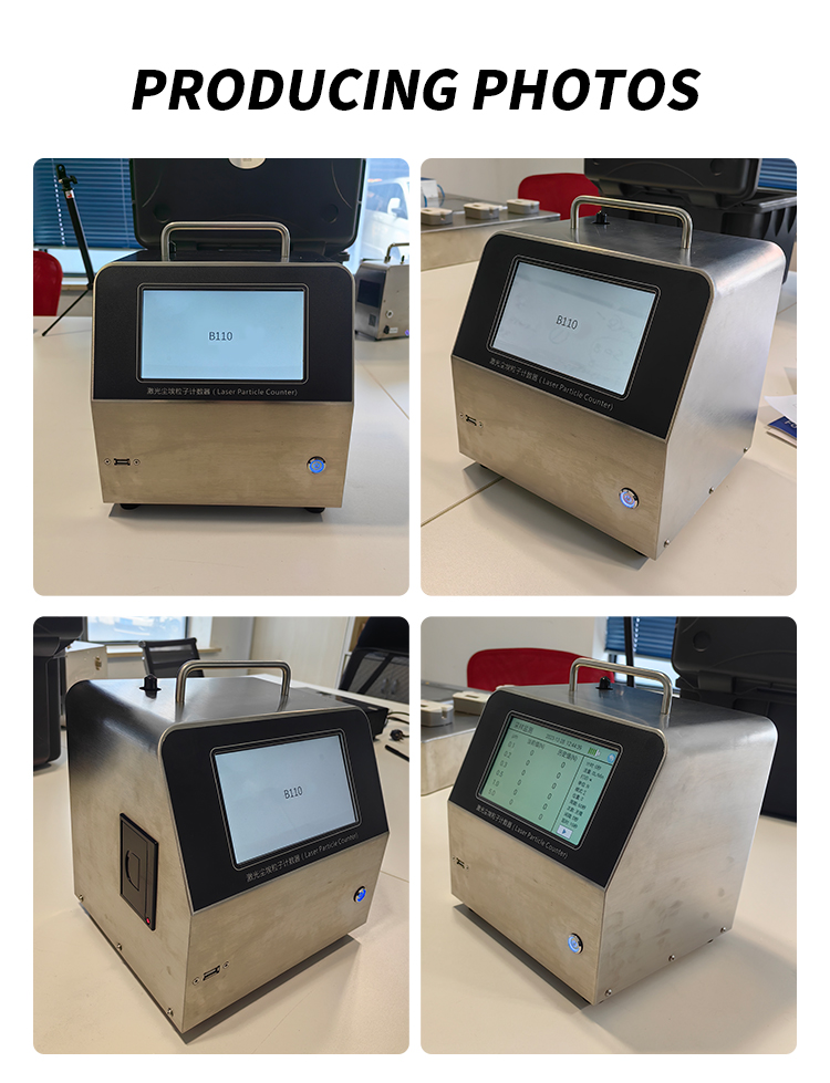 Zetron B110 Самый продаваемый лазерный счетчик частиц 0,1 микрометра Размер 28.3L Поток для AR стекла, уборки помещений и аптеки