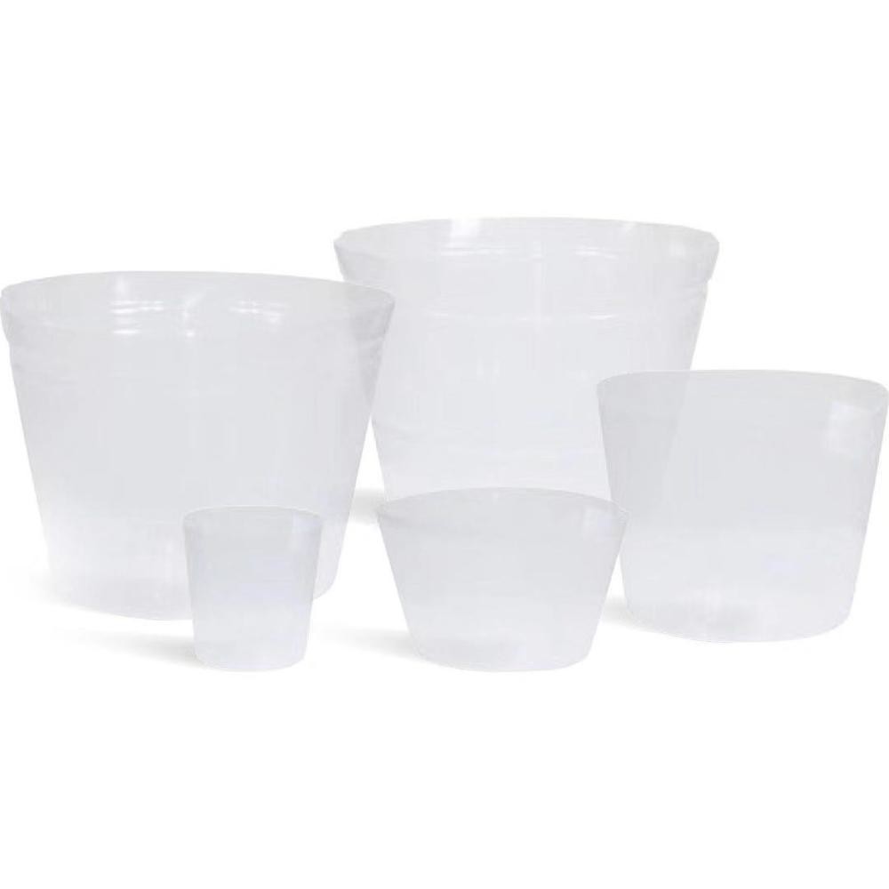 Пол Boughpot бака 8L питомника Dia тюльпана 25cm PP белый пластиковый