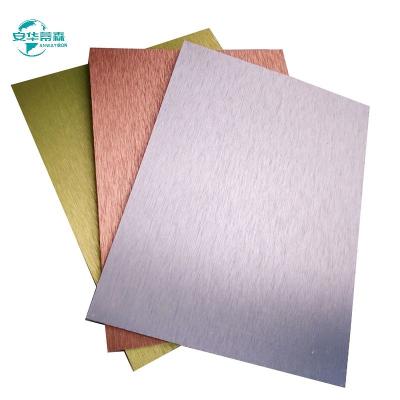 Painel composto de alumínio escovado de 1220 mm para decoração interior