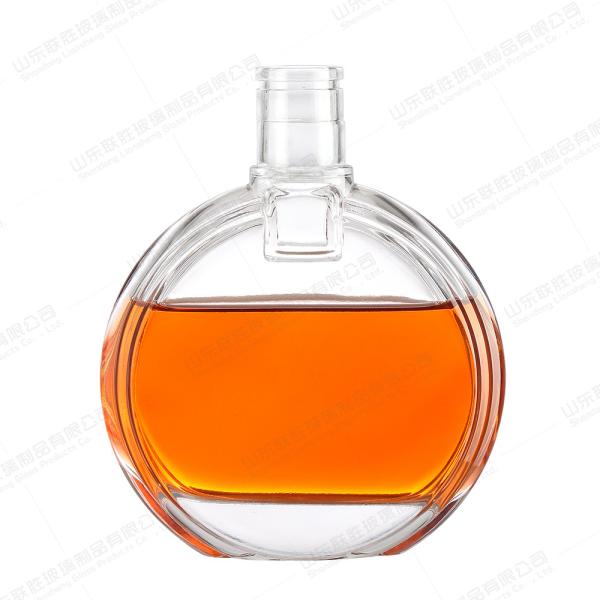 Garrafa de vidro vazia para decantador de uísque Globe 350ml 550ml 750ml Aceitável