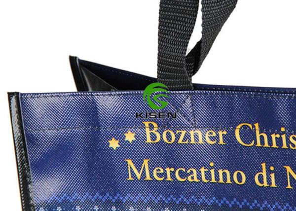 Non Woven Christmas Shopping Bags Pp Tote Bag For Supermartket Promotion