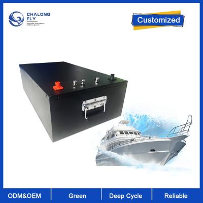CLF LiFePO4 Lithium Battery Customized 12V 72V 96V 120AH 144AH Lithium Ion LiFePO4 Battery Pack for Marine Energy Solutions
