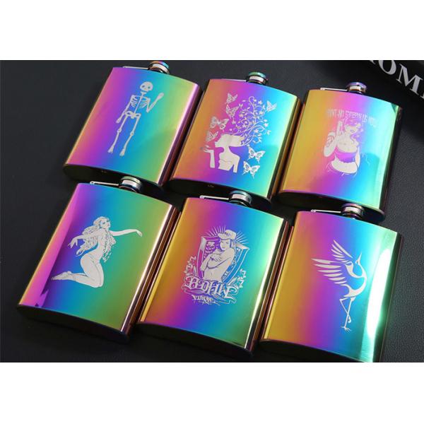 Seven Color Stainless Steel Household Items Portable Outdoor Hip Flask