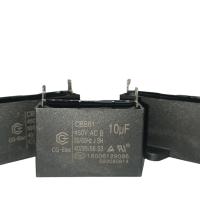 CBB61 450V 10mfd Ar condicionado Ventilador condensador dois terminais de ligação rápida S3 SH classe B