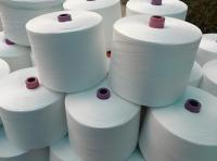 Production de tissu en fil texturé étiré de polyester recyclé 100% écologique