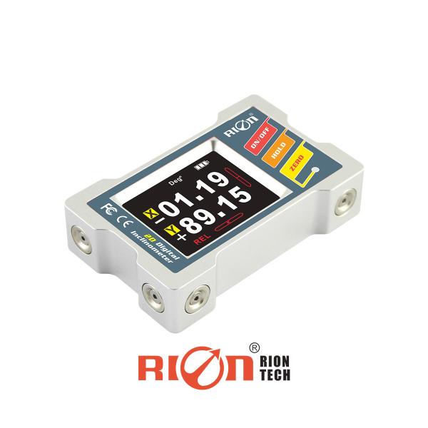 3.7V Batería de litio de carga IP54 Inclinómetro digital para construcción de edificios Autocalibración de un solo / dos ejes de medición