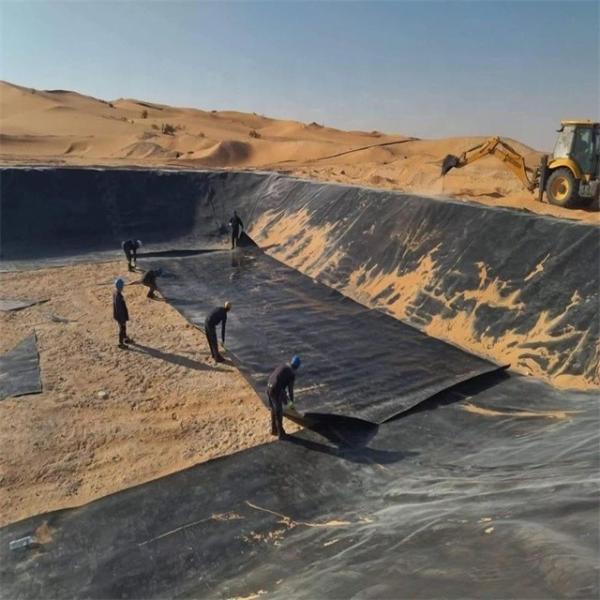 300 Micron 500 Micron 750 Micron Geomembrane Pond Liner for Reservoir Length 50m-200m/roll
