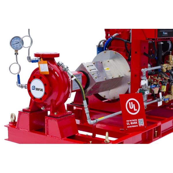 High Head Diesel Fire Fighting Water Pump / Oil Fields Fire Fighting Pump System
