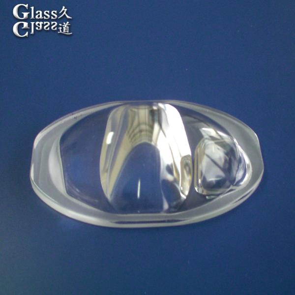 Lentes LED de vidrio borosilicato transparente para lámparas de calle