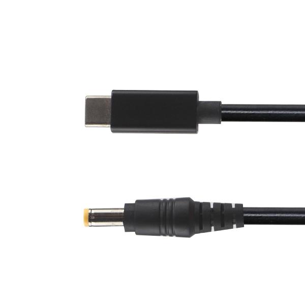ノートパソコンルーター充電器用USB-C to DCステップアップケーブル 12V 20V
