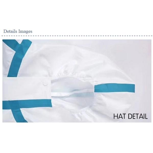 Microporous 50gsm 170cm Disposable Medical Protective Clothing