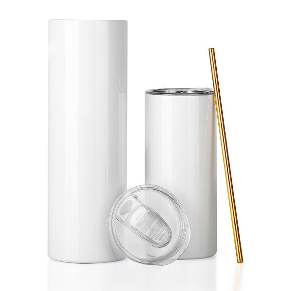 20 Oz Double Wall Stainless Steel Insulated Coffee Tumbler With Lids