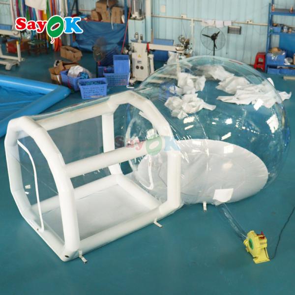 Casa de burbujas transparente inflable al aire libre, casa de campaña de burbujas de globo para niños