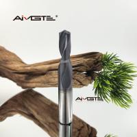 AlTiN revêtement de carbure de forage à étape de forage personnalisé pour le métal durci