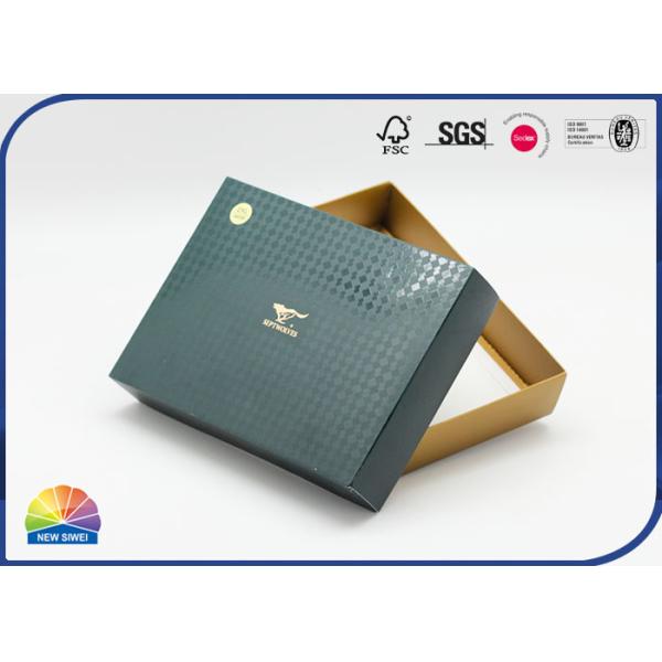подарочная коробка складчатости пакета картона 350gsm с подгонянным логотипом