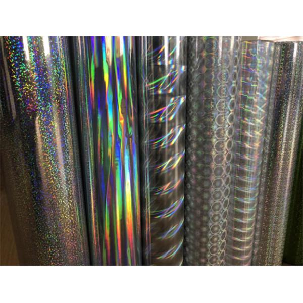 Película de transferencia holográfica transparente autoadhesiva BOPP a prueba de humedad para el embalaje