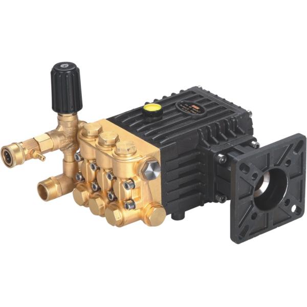 FLOWMONSTER gasoline/diesel engine driven washer pump PC-1024 brass high pressure triplex plunger pump 250Bar 18LPM