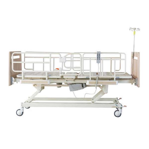2 ABS Crank Wooden Electric Homecare Bed Anti Winding For Patient