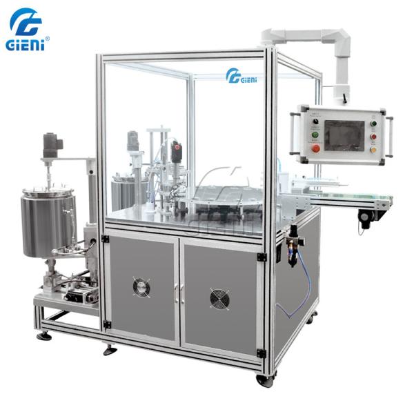 Rotary Type Dual Color Air Cushion BB CC Cream Filling Machine
