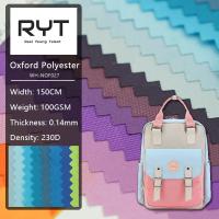 doux de l'unité centrale 230D rayant le tissu en nylon de 100% Oxford pour le sac à dos et la voiture de tente
