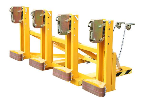 DG2000A Mechanical Clamping Single Eagle Grip Forklift Drum Grabber Loading Capacity 500kg X4