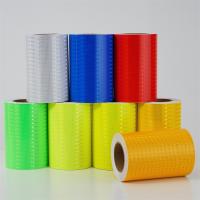 Cintas de marcação de segurança de viscosidade refletiva de favo de mel prismáticas e brilhantes