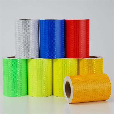 Tela de Marcação de Segurança de Conspicuidade Refletora Prismática Brilhante 5cm*45.72m