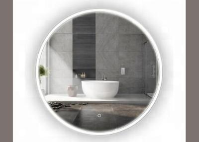 Round Shape Smart LED Bathroom Mirror Size Customized For Ladies Makeup