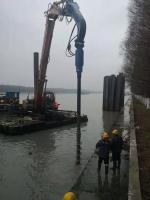 Solution finale de machine de 2 Ton Hammer Pipe Pile Driver pour empiler utilisant l'excavatrice