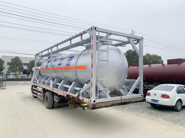 Aluminum Alloy ISO Tank Container Capacity 28000 Liters 30FT Transport Tank Container