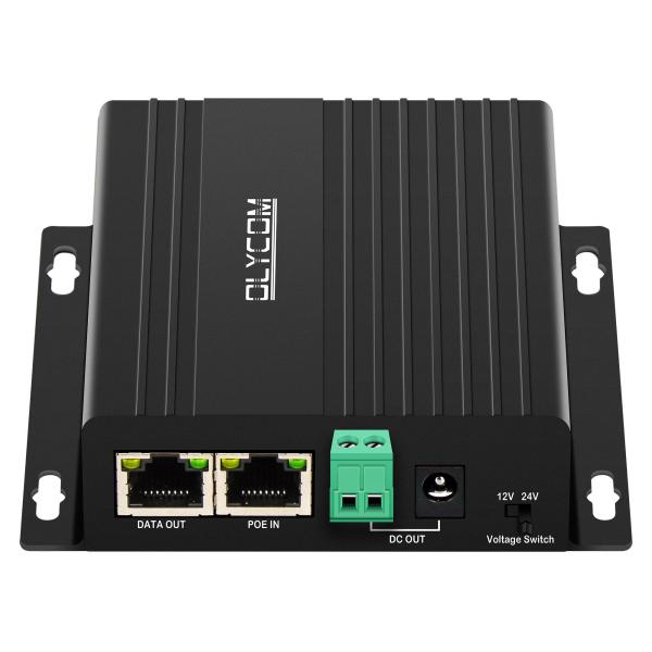10/100/1000Mbps 12V 30W POE Splitter DC12V/24V Output