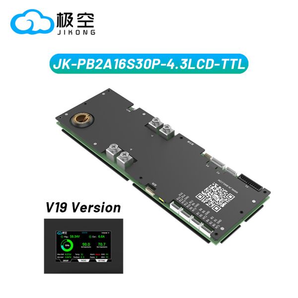 Jkbms LiFePO4 BMS 48V 200A 150A 100A 300A LiFePO4 BMS Active Balance Family Energy Storage Inverter
