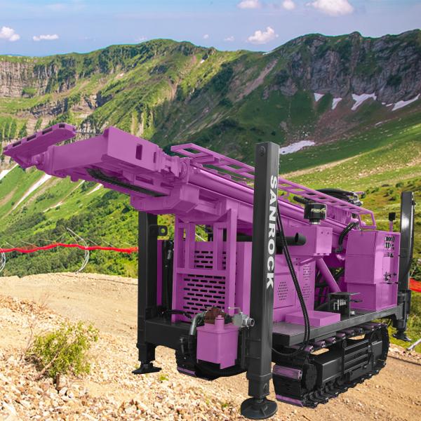 Water Well Drilling Rig With Mud Pump Rotary Borehole Drilling Equipment Deep Water Well Drilling Machine