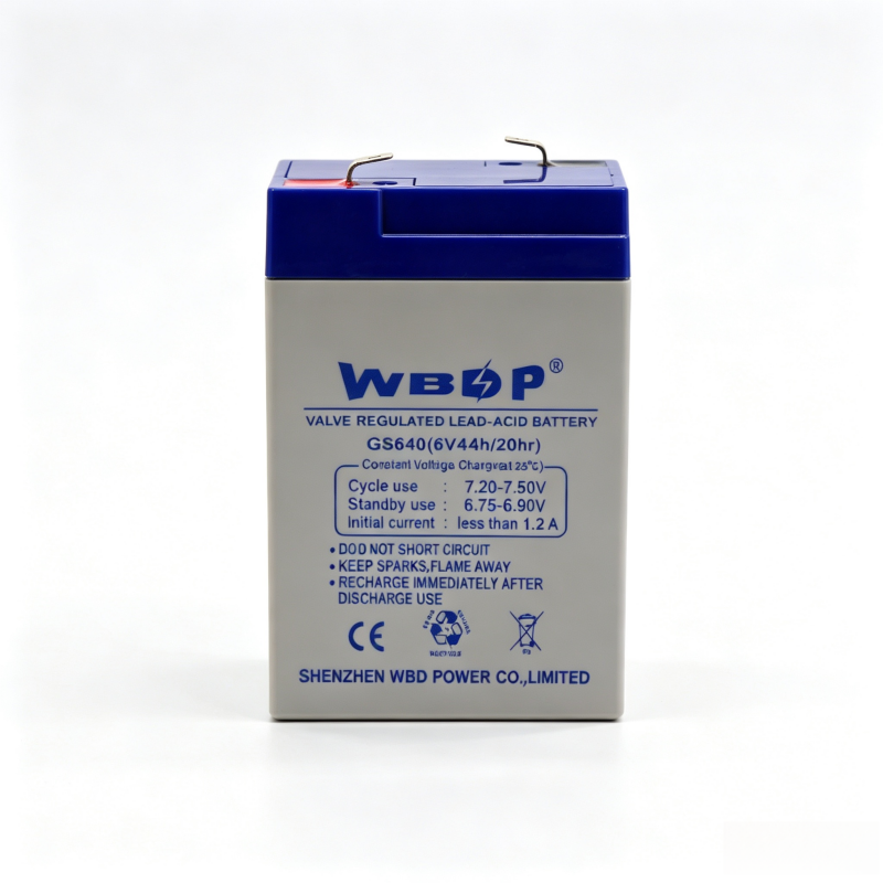 Compact 6V 4Ah Battery Multipurpose Rechargeable Sealed Lead Acid Battery Deep Cycle Blue / Grey