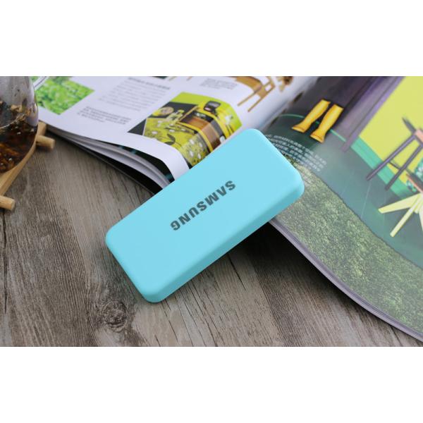 Super Slim Rubber Oil Casing Mobile Power Bank 6000mAh Samsung Battery Power Bank 5V 2A