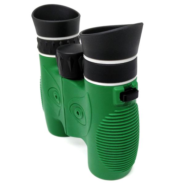 10x22 Outdoor Children's Toy Binoculars Green Food Grade PVC