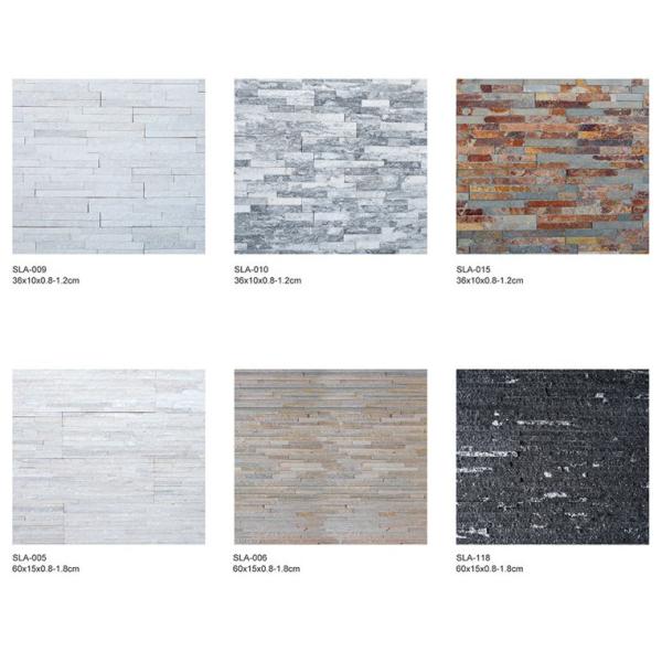 Natural Slate Cultured Stone Panels Rust Stone For Indoor Outdoor Wall