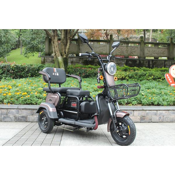 Front Mounted Basket 20Ah Three Wheel Electric Scooter