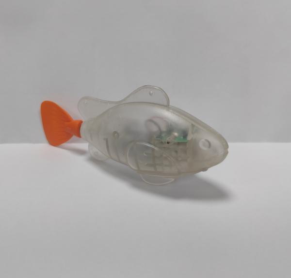 Funny Interactive Electric Robot Fish Toy Baby Bath Swimming Fish Toy With Led Light