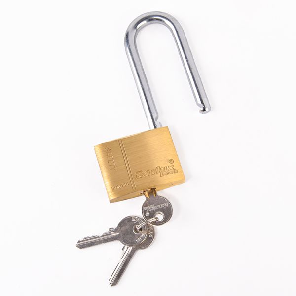 Rarlux 50mm European Durable Solid Brass Padlock with Key ISO Certified High Security Mini Padlock