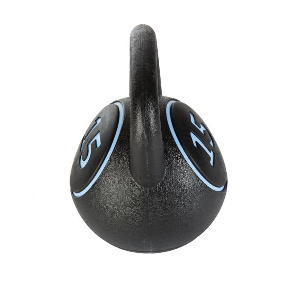 Unisex Workout Fitness Kettlebells 30LB PP Sand Filled Cement Body Solid Kettlebell Set