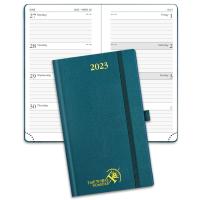 FSC Pacific Green Mini Planner Semanal Capa Dura 2023 Vertical Impresso