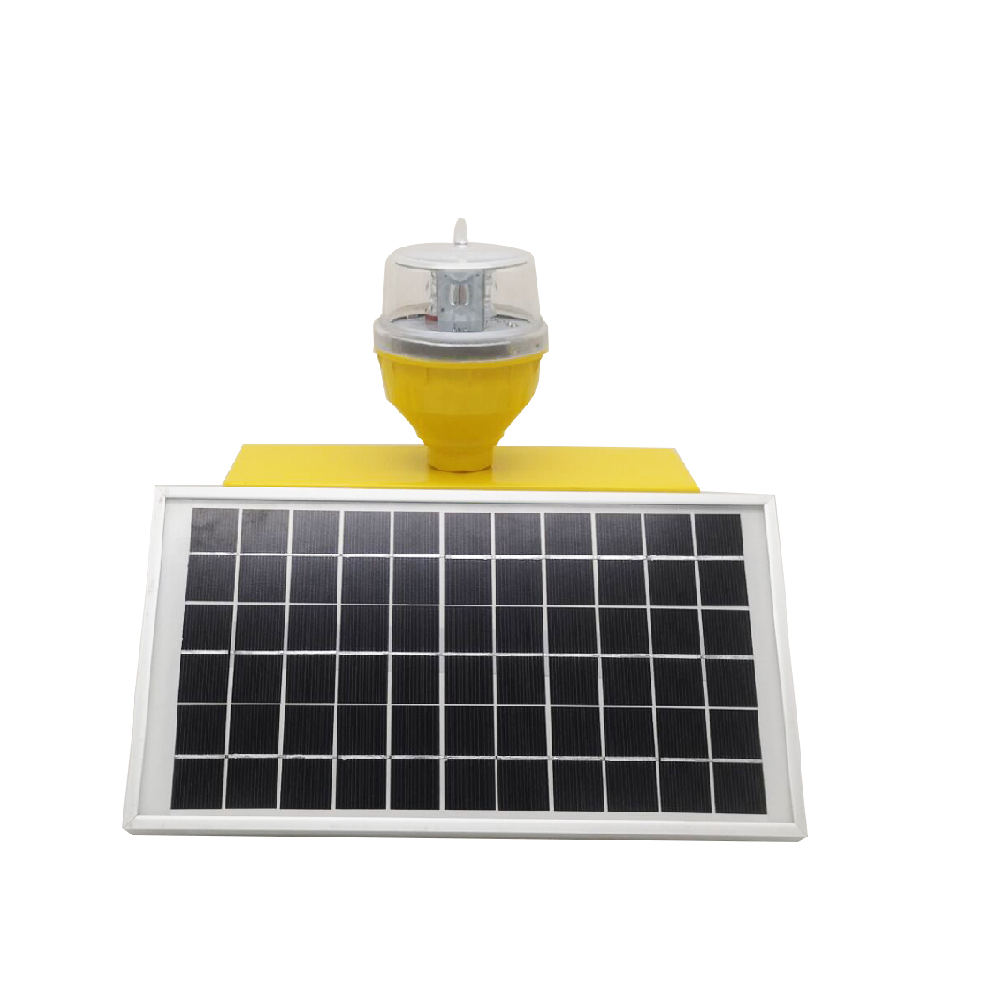 UV Protected Polycarbonate IP65 Waterproof Low Intensity L810 Solar Obstacle Aviation Obstruction Light with 100,000 Hours Lifespan