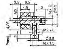 HW-CMM Connector ,  HW-322V060H11 3 Rows Micro Connectors